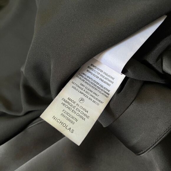 NICHOLAS Erelyn Strapless Gown in Black - Picture 10 of 11